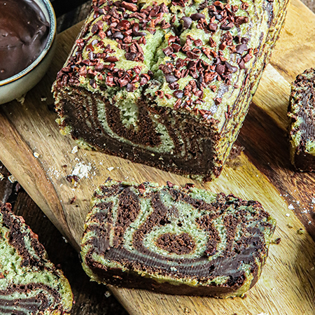 Cacao-marble-cake