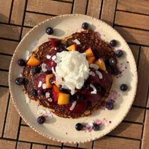 banana pancakes recept
